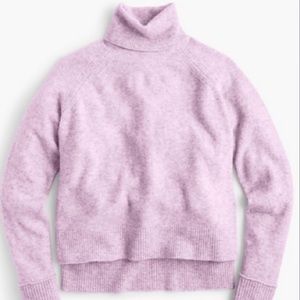 J Crew Cashmere Turtleneck Lavender size S